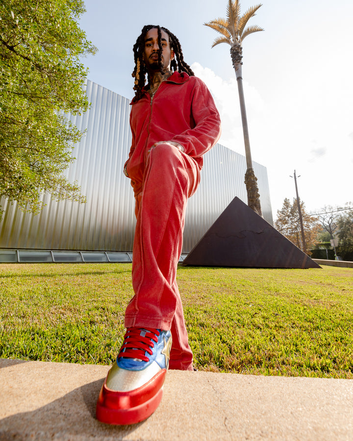 Bush (Burgundy Track Suit Set) ALL SALE ITEMS ARE A FINAL SALE NO EXCHANGE