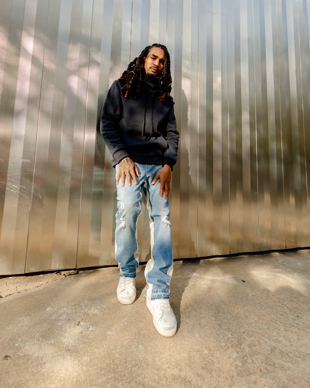 Adam (Navy Hoodie) ALL SALE ITEMS ARE A FINAL SALE NO EXCHANGE