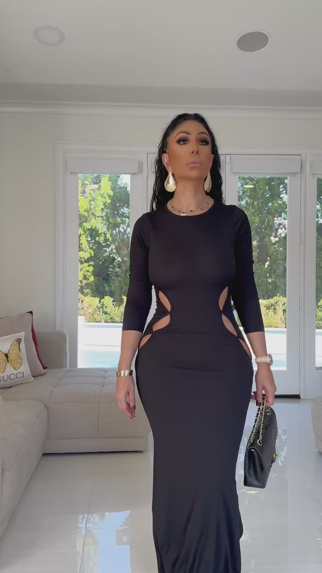 Oscar (Black Maxi Dress)