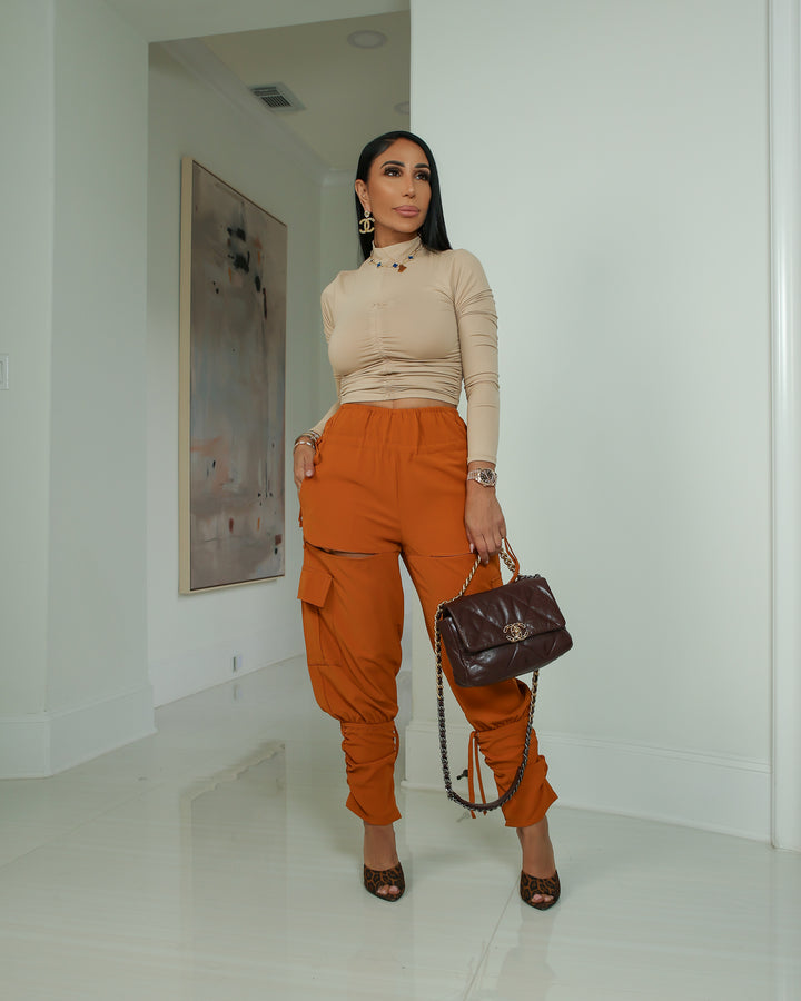 Lalo (Beige Long Sleeve Top)