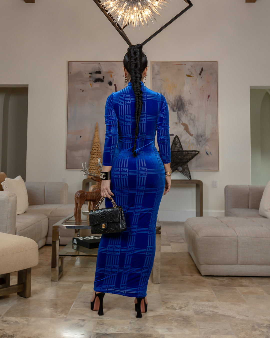 Sassy (Royal Blue Maxi Dress)