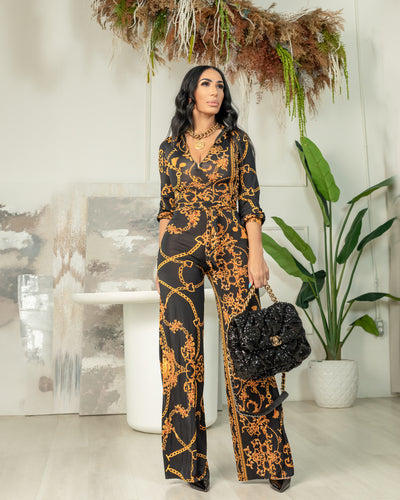 Bichota (Black/Gold Jumpsuit)
