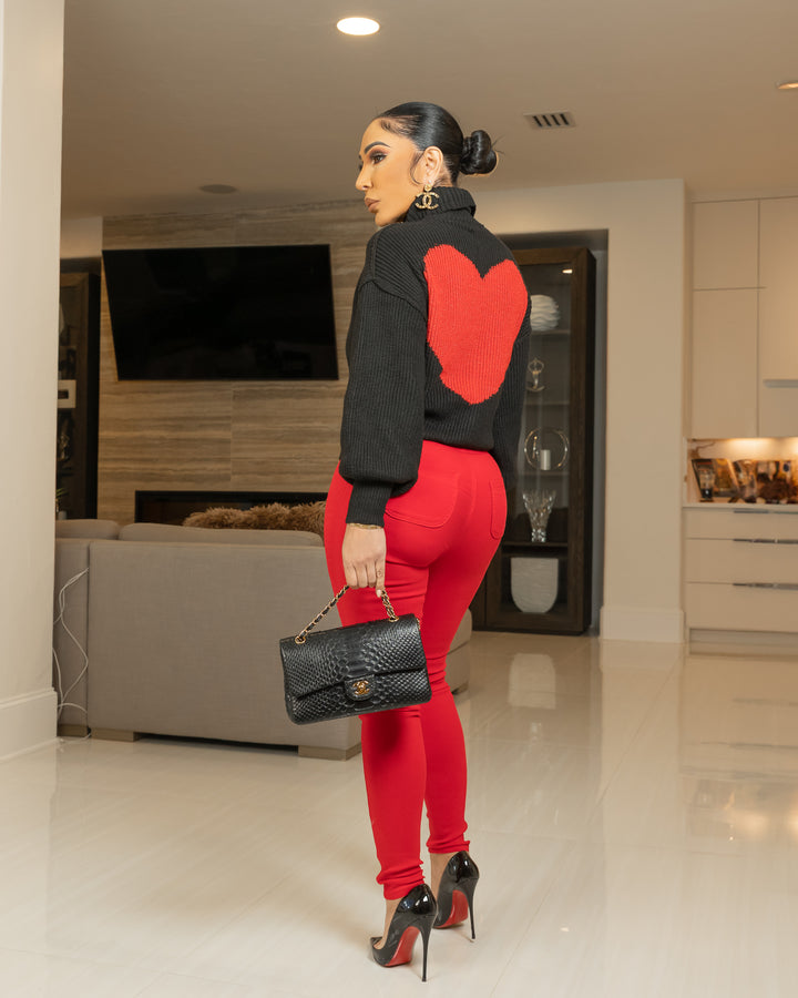 Jojo (Red Denim Jeans)