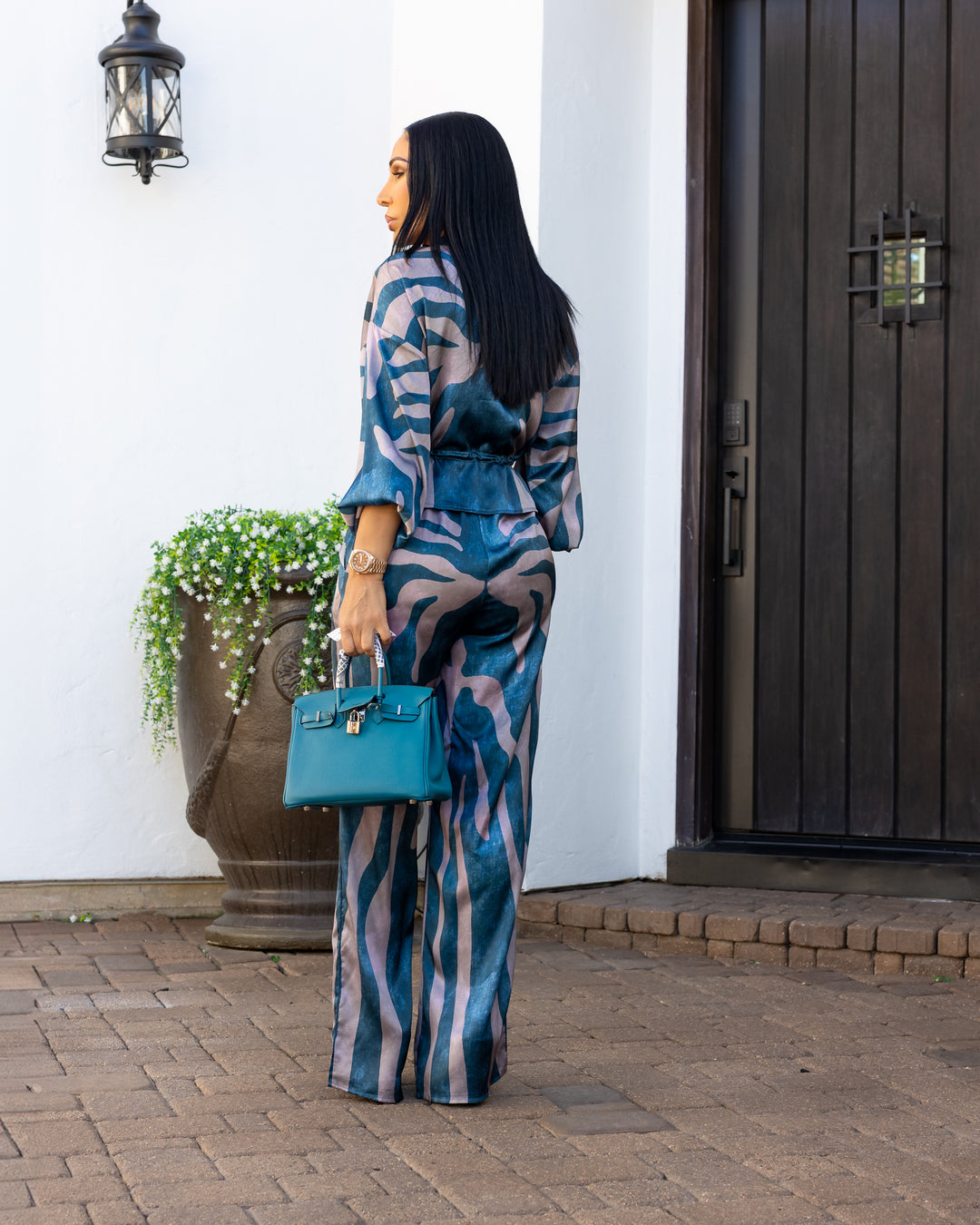 Napolean (Blue/Blush Pant Set)