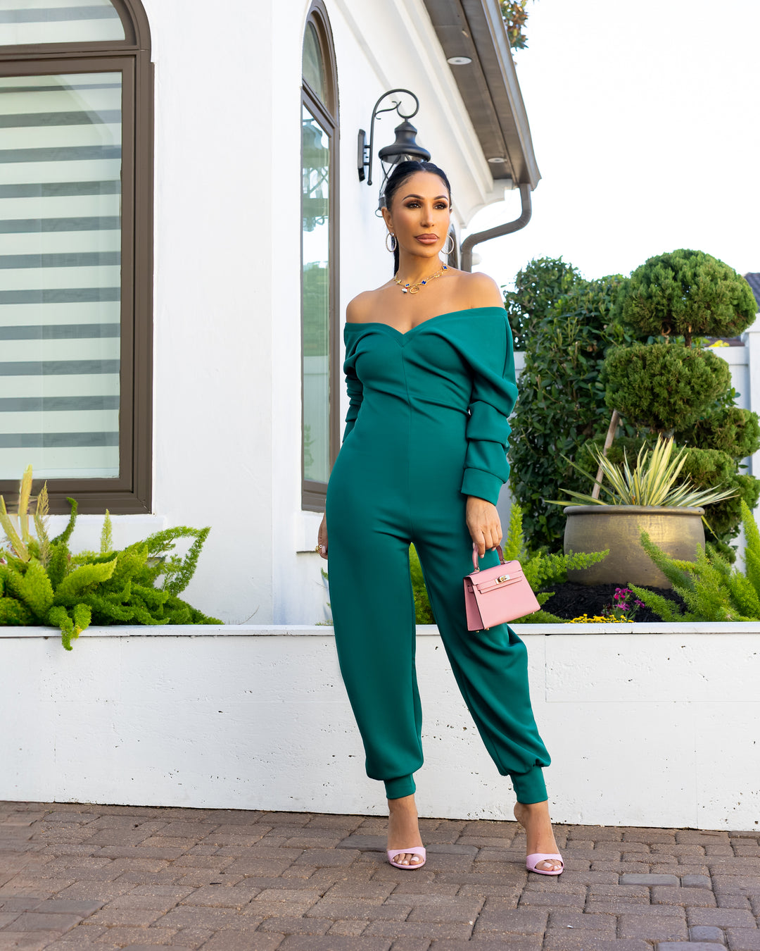 Alessandra (Green Jumpsuit)
