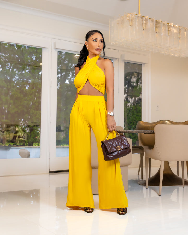 Frankie (Yellow Pant Set)