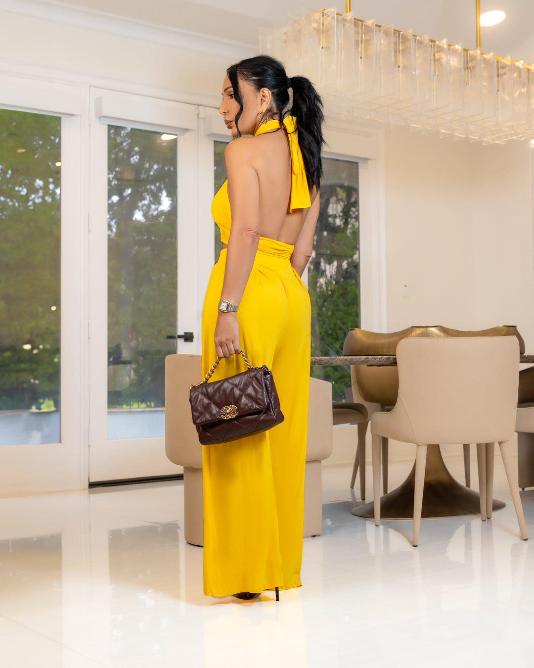Frankie (Yellow Pant Set)