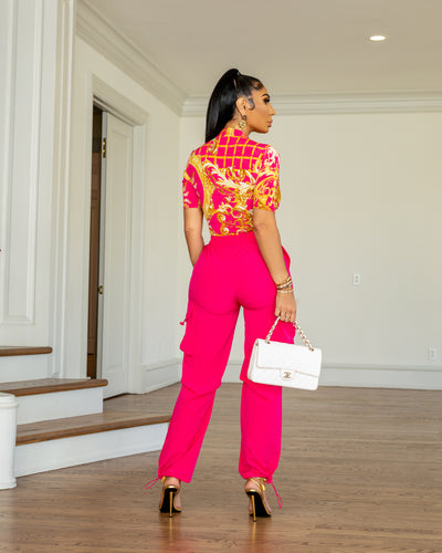 Mali (Hot Pink Bodysuit)