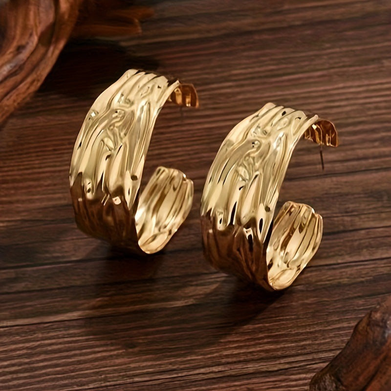 Ghost (Gold Hoop Earrings) FINAL SALE