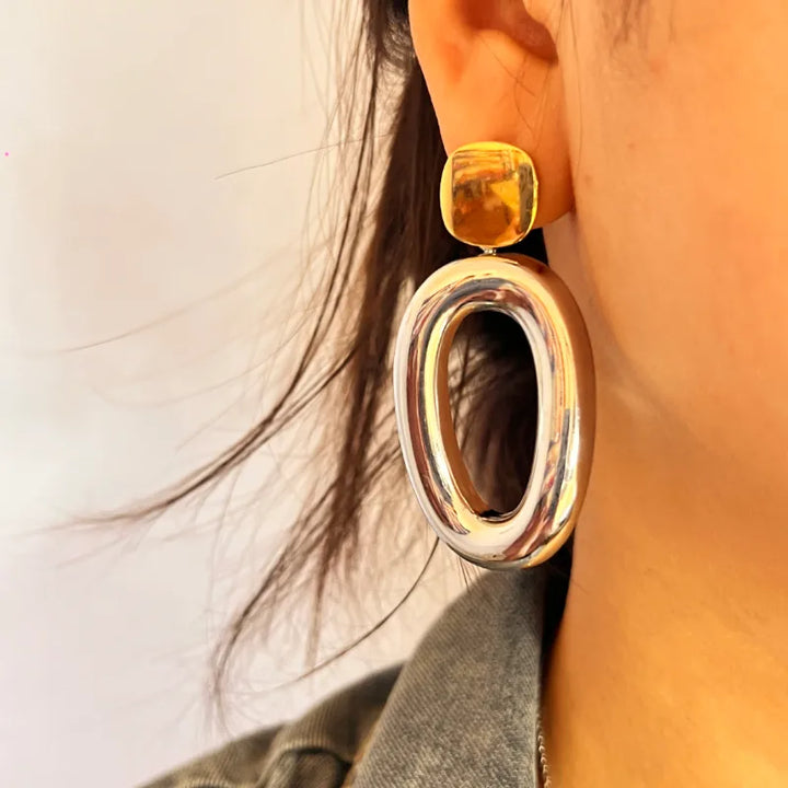 Denny  (Silver/ Gold Earrings) FINAL SALE