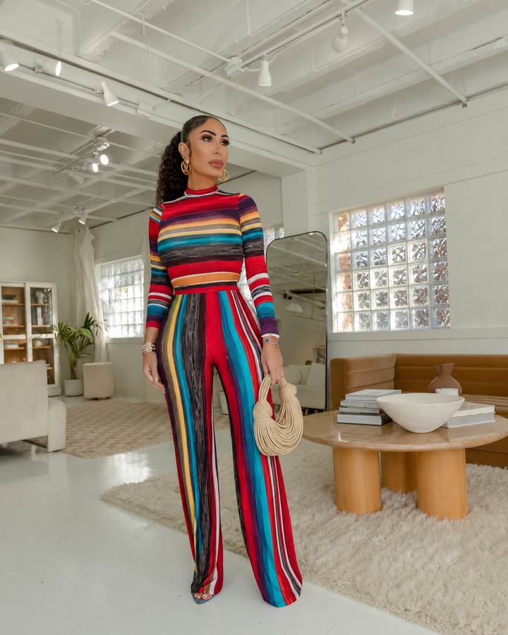 Melanie (Multi Color Two Piece Set) PRE-ORDER Ships 10/30