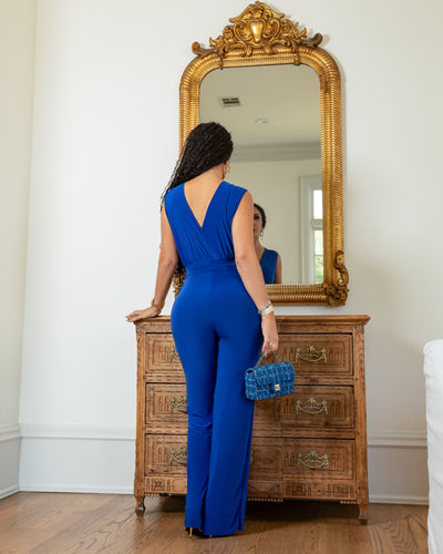 Malika (Royal Blue Jumpsuit)