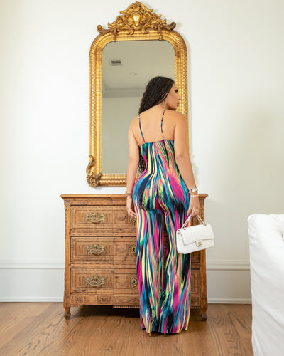 Delta (Multi Color Jumpsuit) ALL SALE ITEMS ARE A FINAL SALE NO EXCHANGE