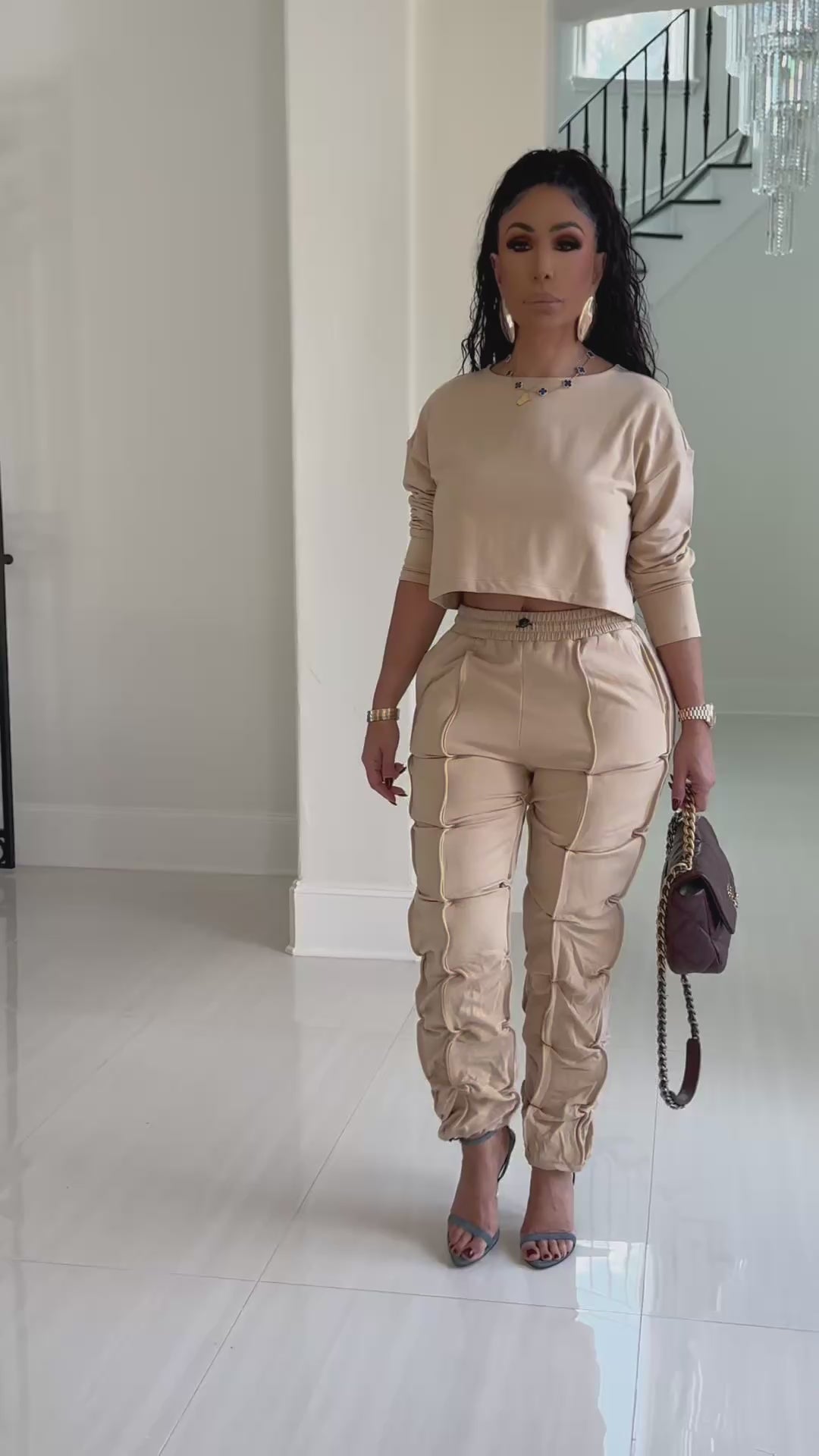 Vida Too (Khaki Jogger Set)