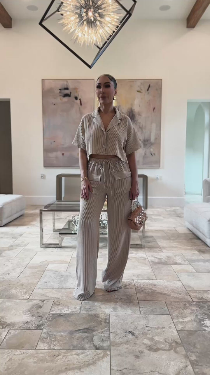 Karli (Nude Pants Set)