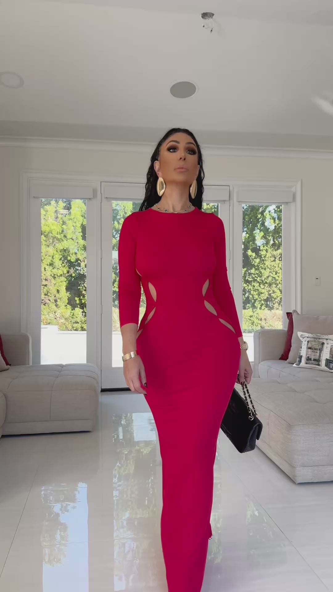 Oscar (Red Maxi Dress)