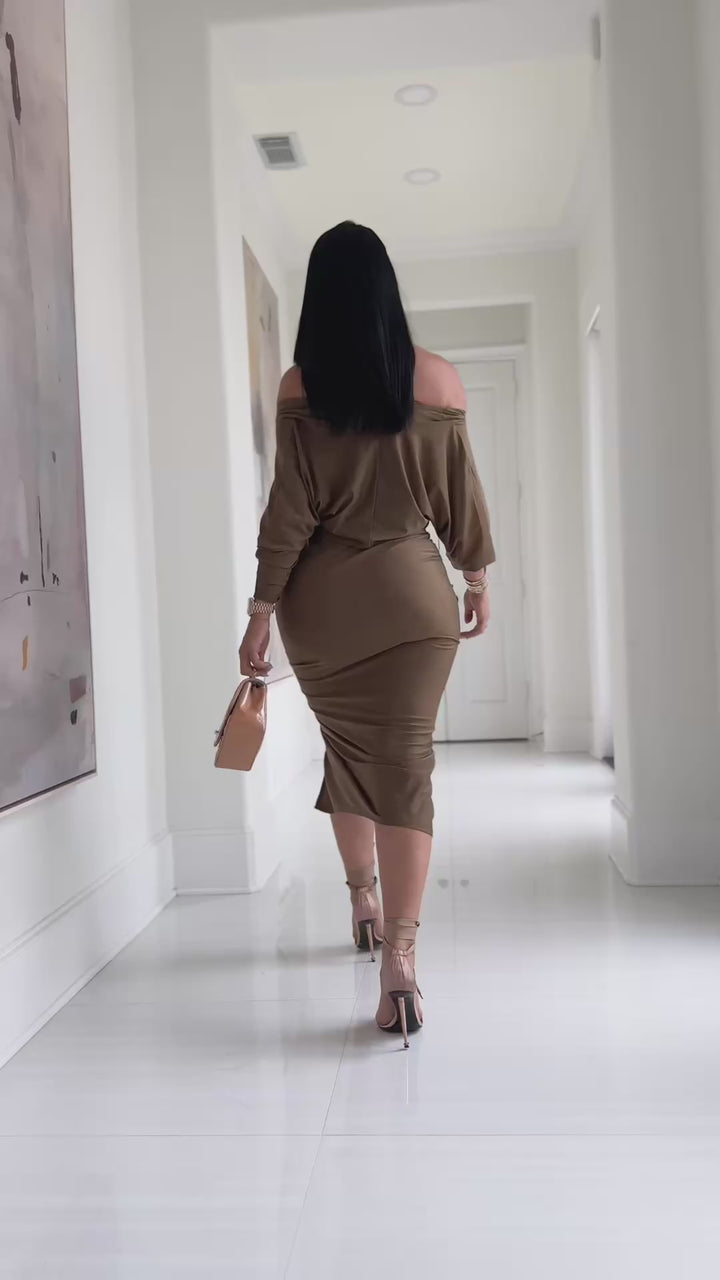 Priya (Olive Green Dress)