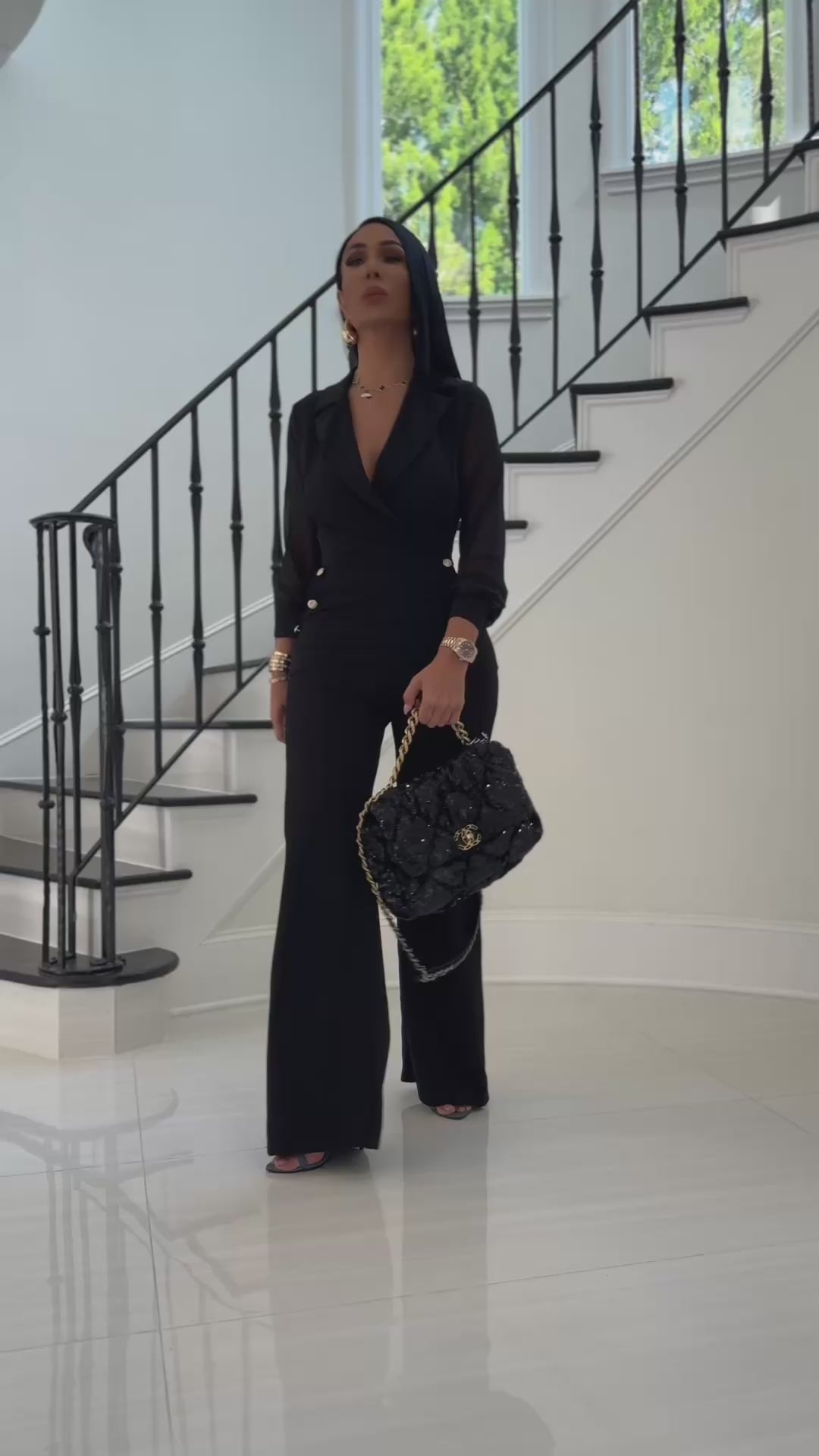 Wednesday (Black Jumpsuit)