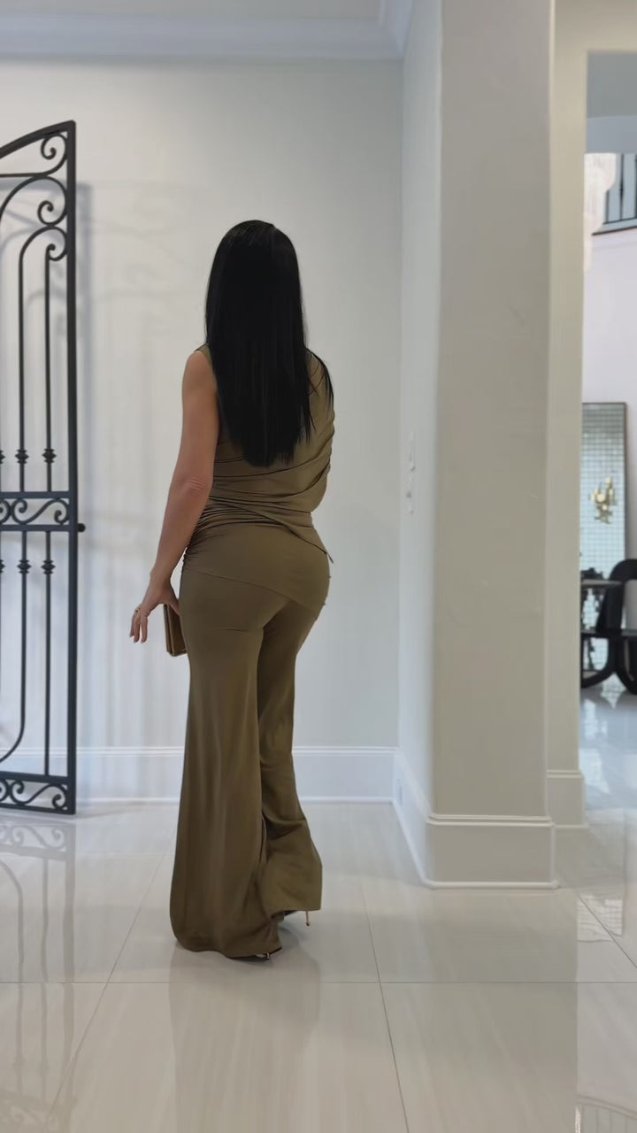Hailey (Olive Pant Set)
