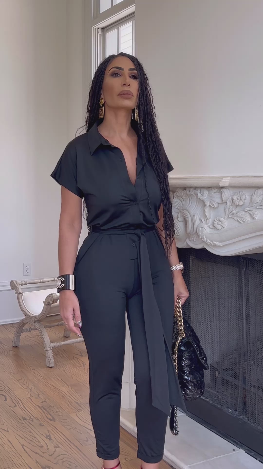 Yahara (Black Jumpsuit)