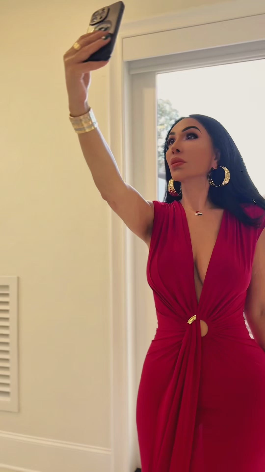 Mito (Red Maxi Dress)