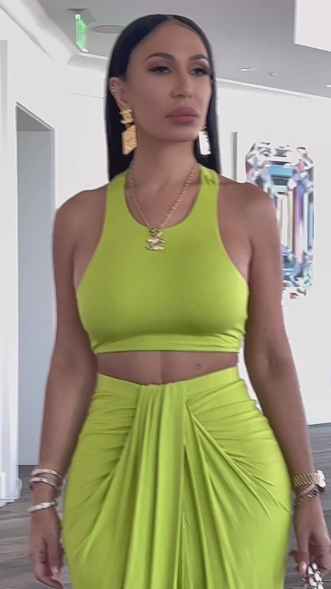 Kingston (Lime Green Skirt Set) PRE-ORDER Ships 3/10