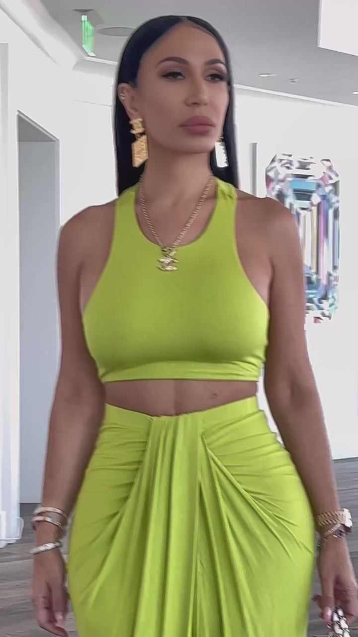 Kingston (Lime Green Skirt Set) PRE-ORDER Ships 3/10