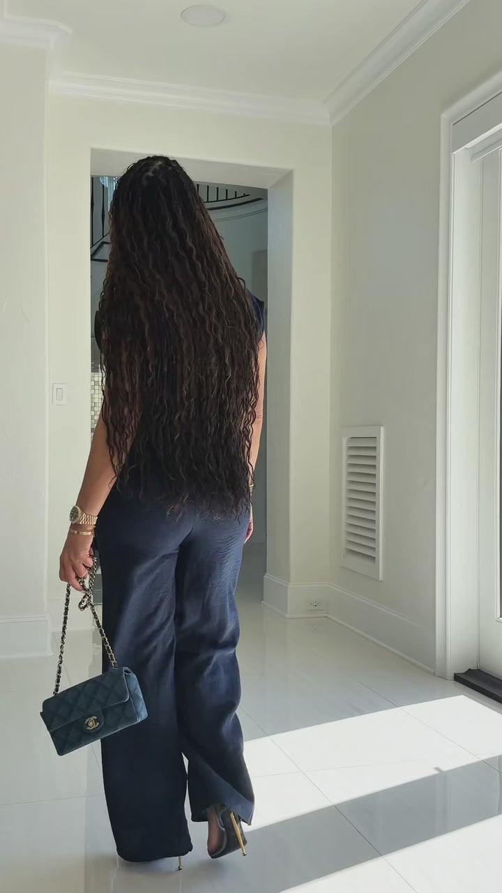 Vana (Navy Pant Set)