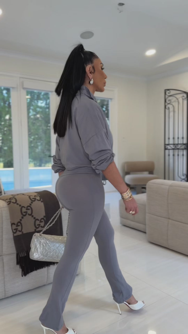 North (Grey Pant Set) ALL SALE ITEMS ARE A FINAL SALE NO EXCHANGE