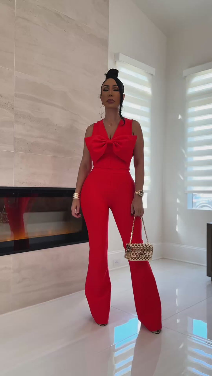 Axton (Tomato Red Pant Set)