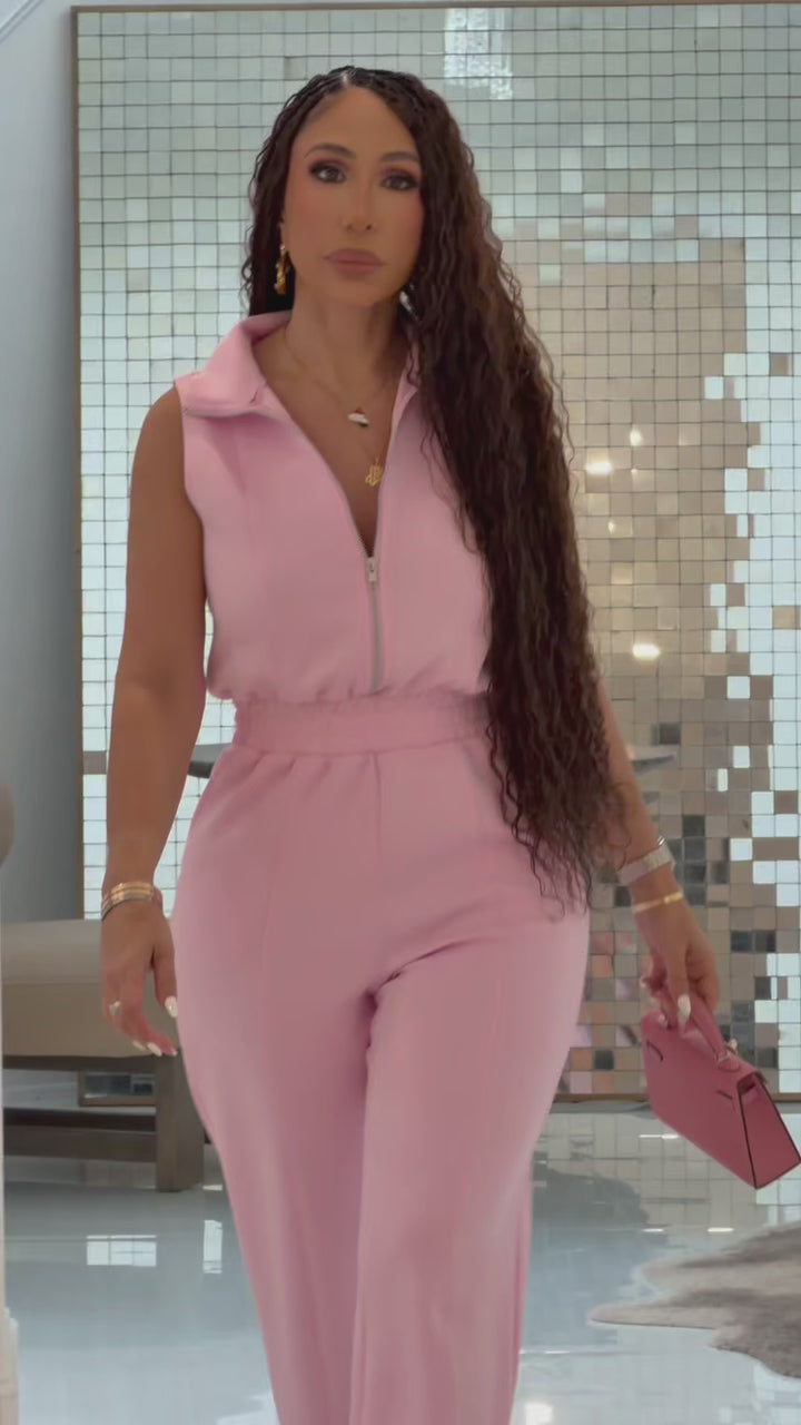 Punch (Light Pink Jumpsuit)