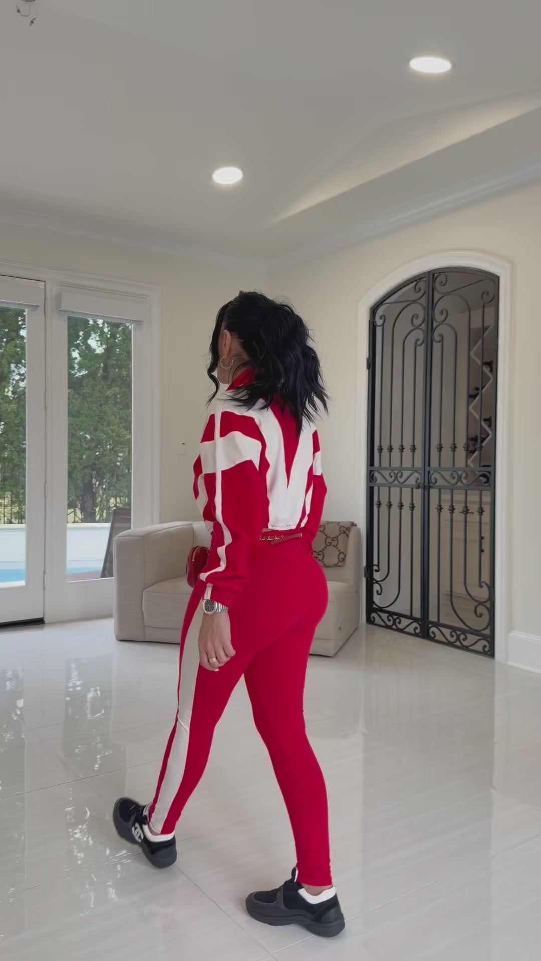 Nitro (Red/Cream Legging Set)