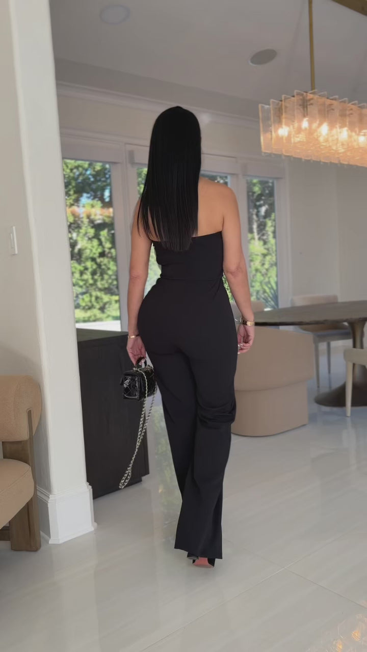 Titus (Black/White Jumpsuit)