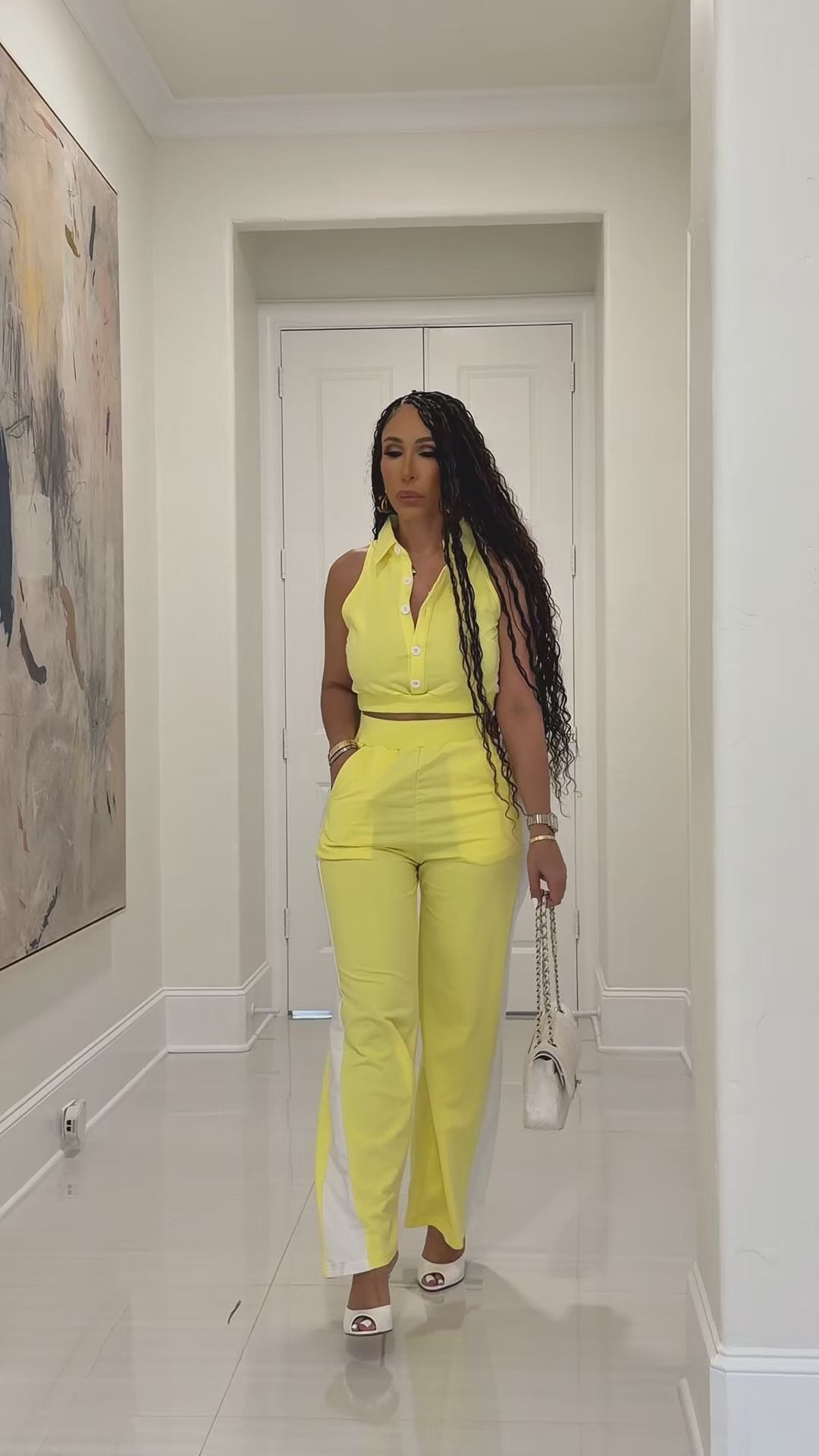 Liran (Yellow Pant Set)