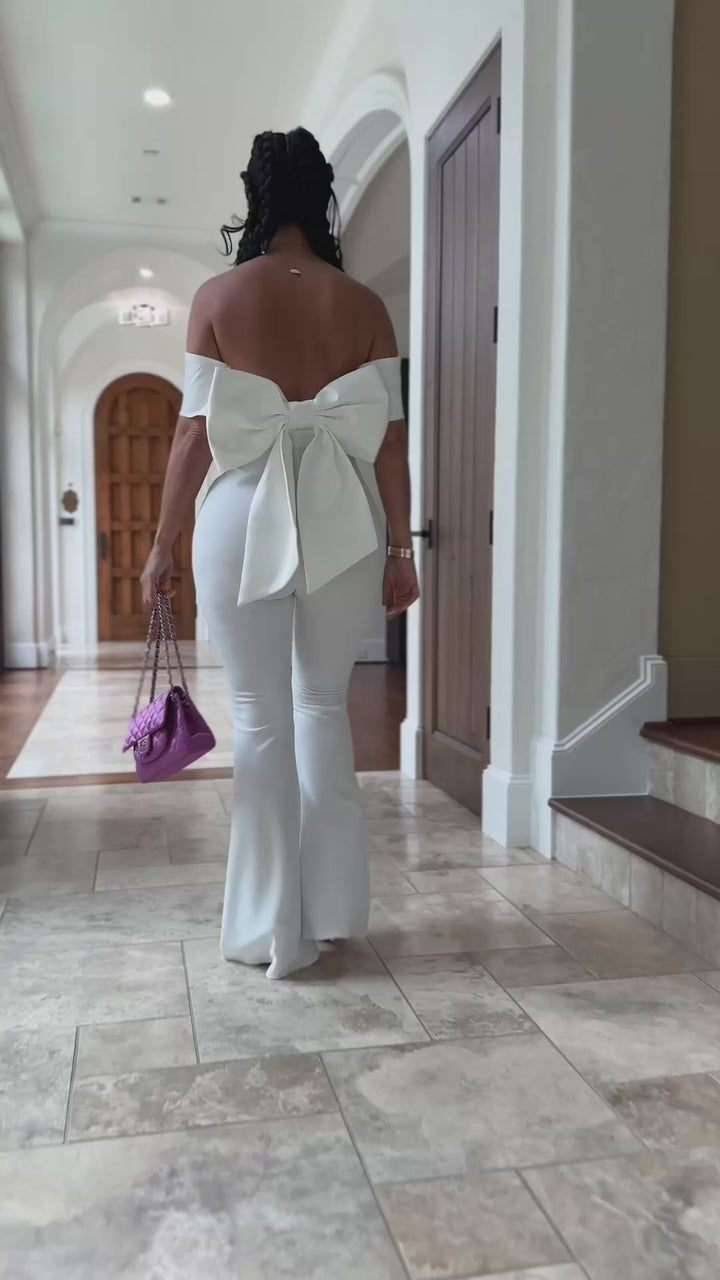 Mazzi (Ivory Jumpsuit)