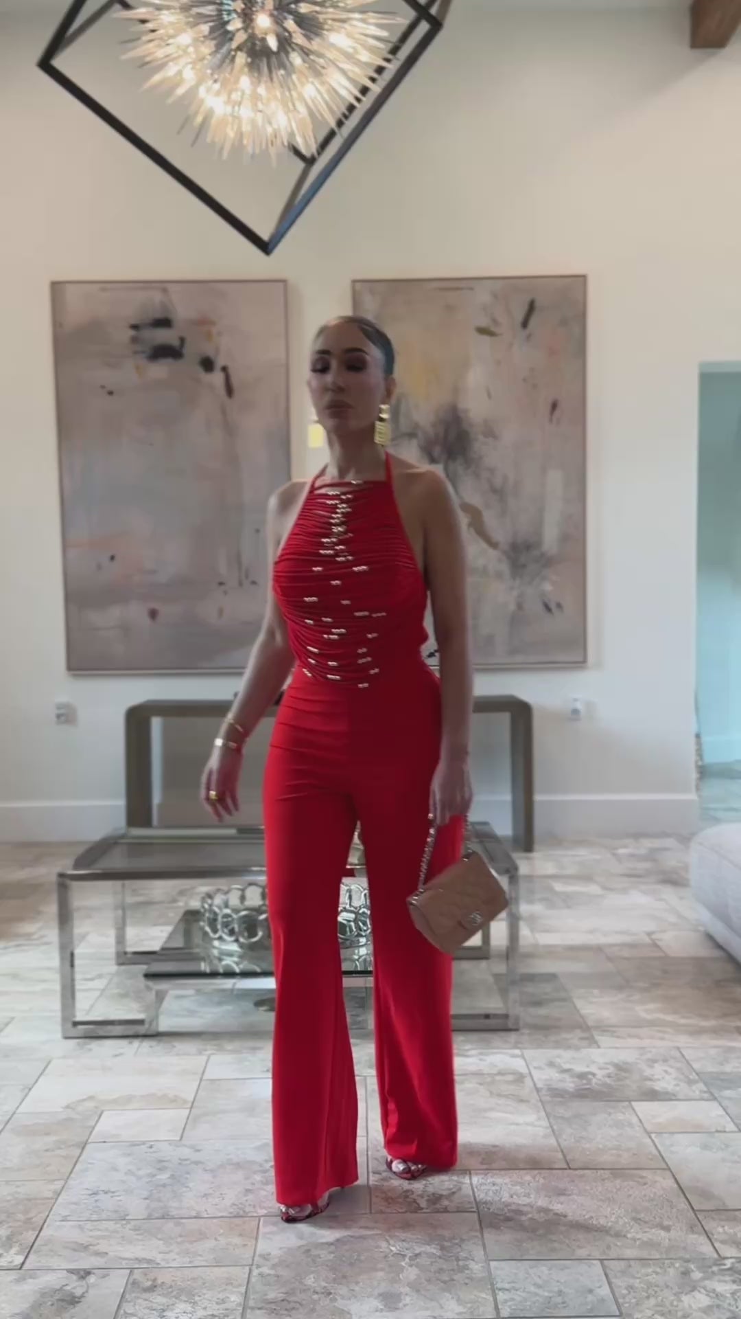 Moira (Red Jumpsuit)