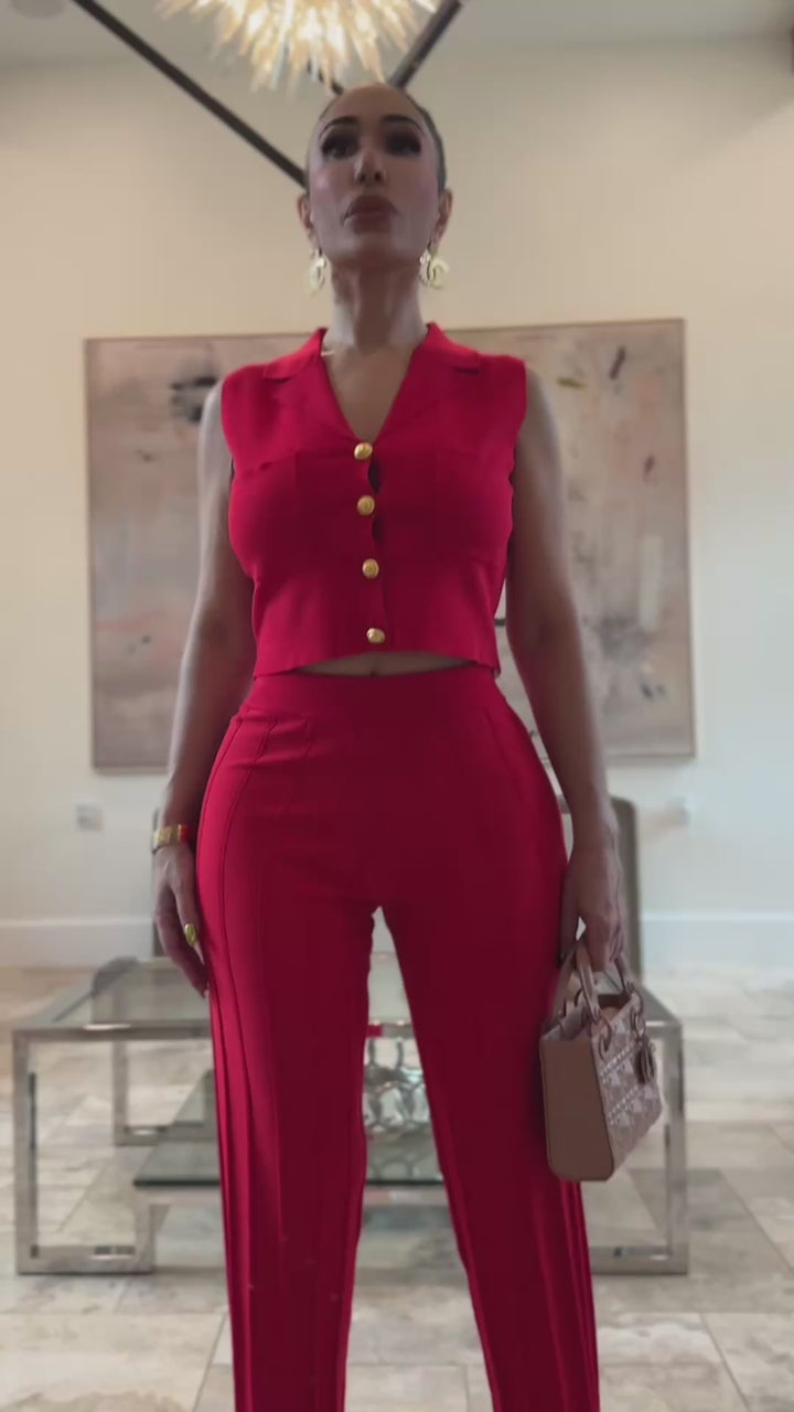 Sevilla (Red Pants Set)