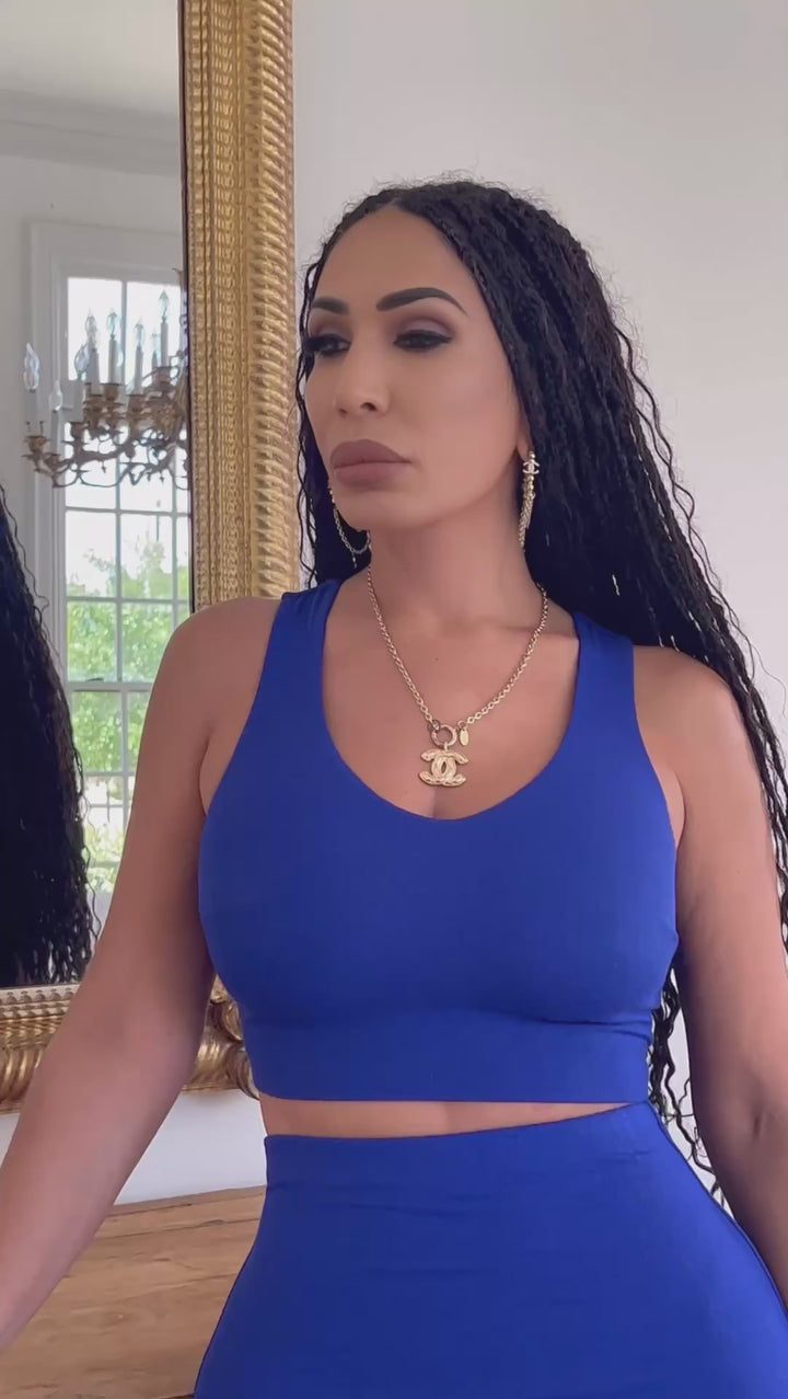 Shady (Royal Blue Skirt Set) PRE-ORDER Ships 3/10