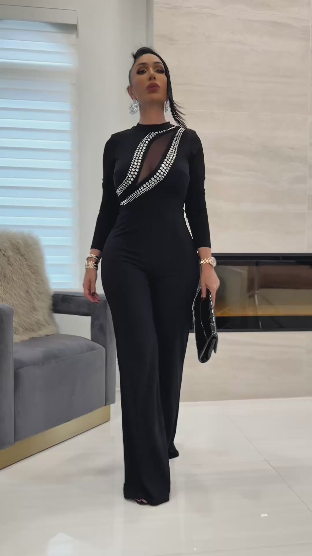 Aphrodite (Black Jumpsuit)