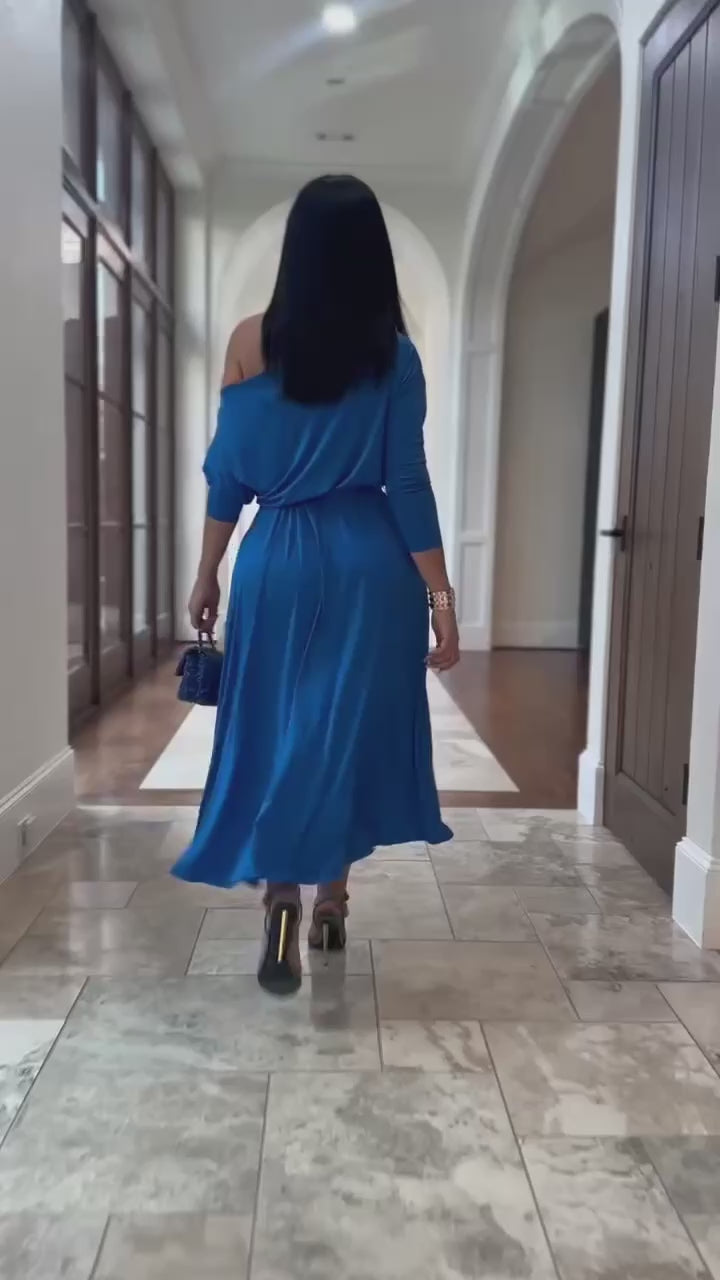 Yuma Too (Blue Midi Dress)
