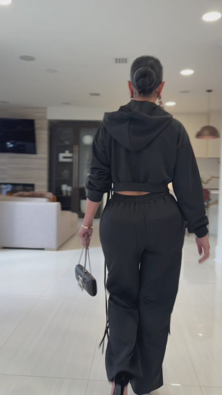 Madera (Black Pant Set)