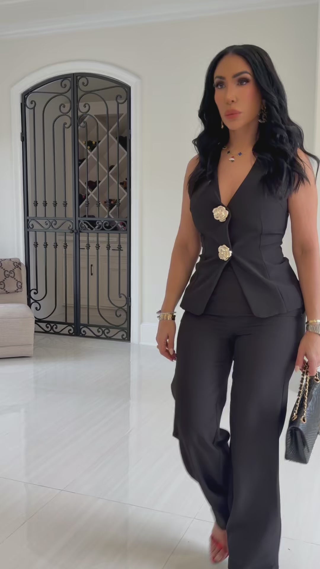 Lynch (Black Pant Set)