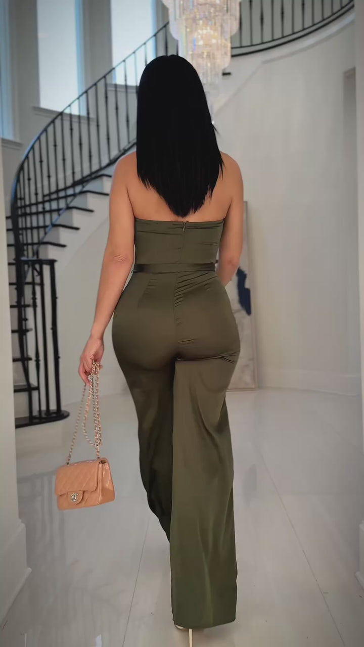 Viable (Hunter Green Jumpsuit)