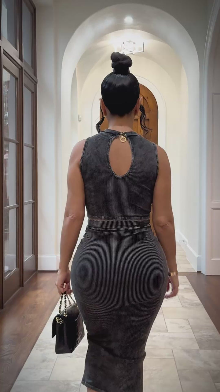 Wells (Black Skirt Set)