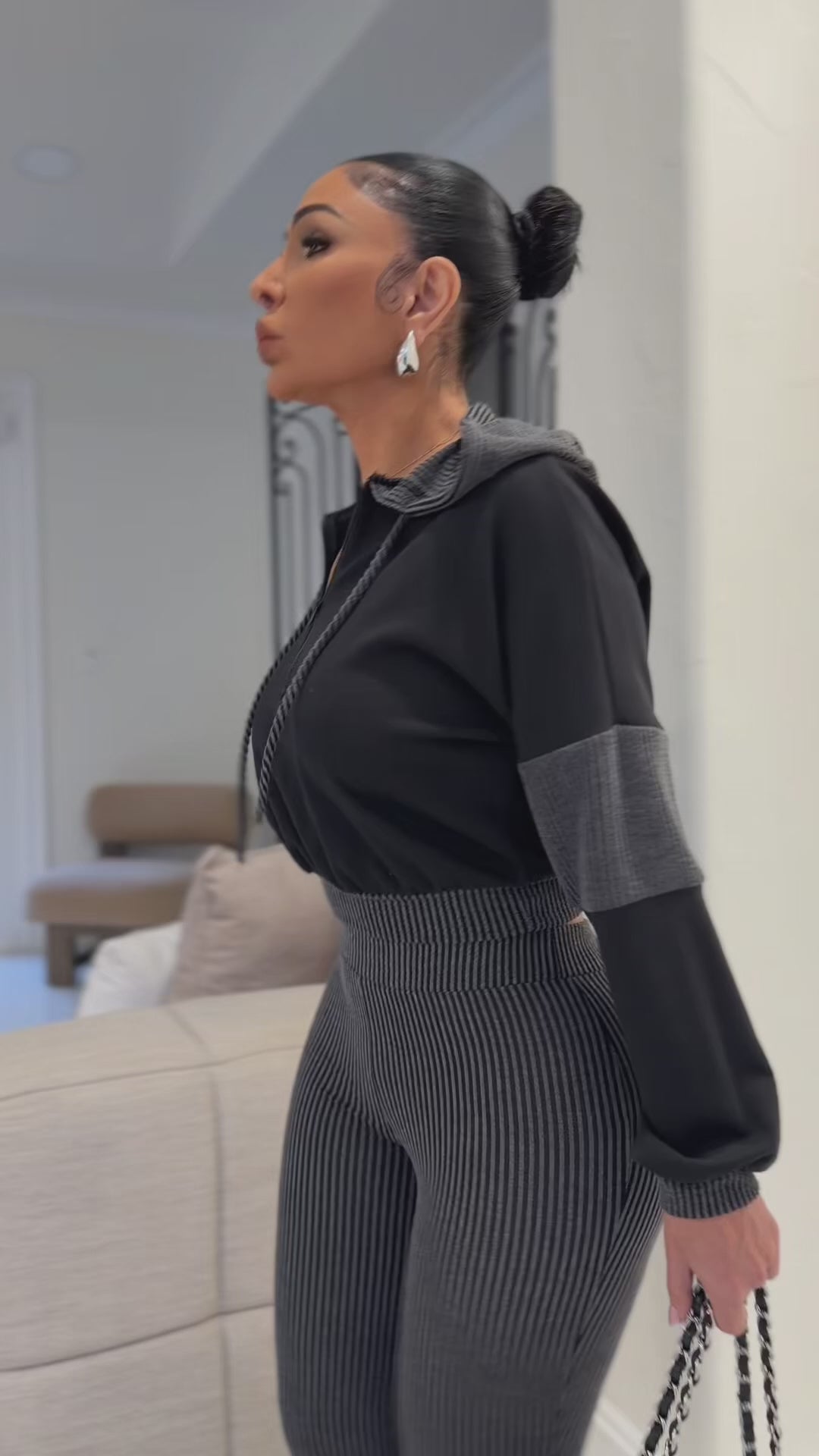 Cinco (Black/Charcoal Pant Set) PRE-ORDER Ships 12/15