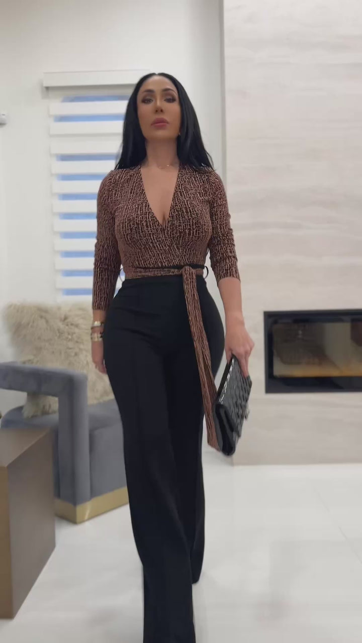 Oatly (Copper/Black Jumpsuit)