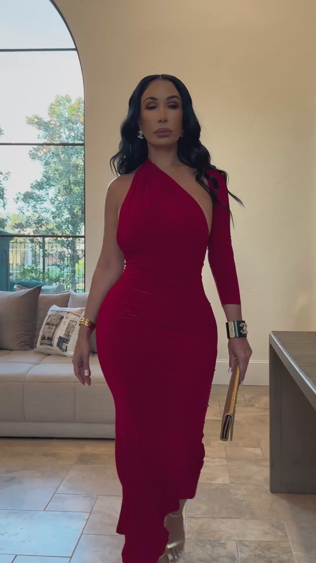 Zaira (Red Maxi Dress)