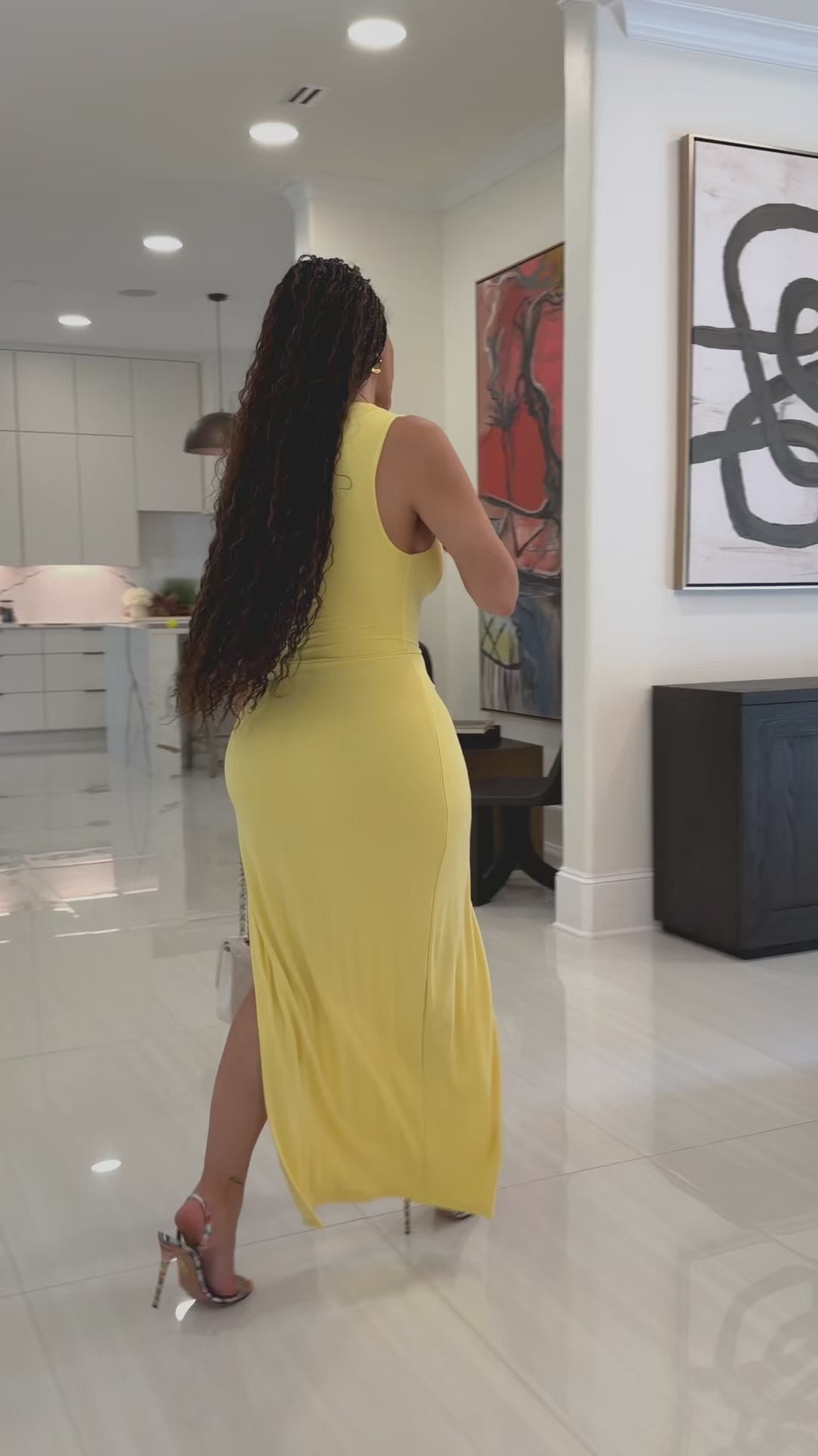 Larnell (Yellow Maxi Dress)