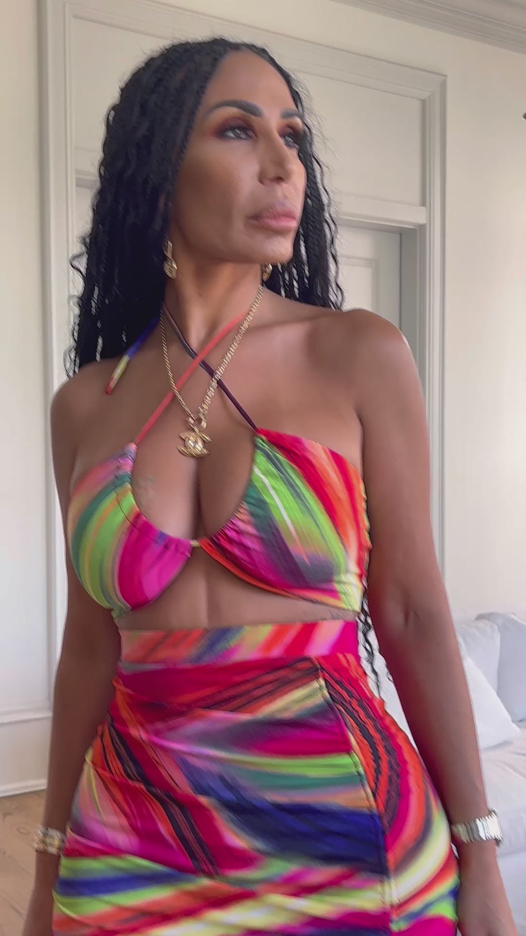 Mindy (Multi Color Skirt Set) ALL SALE ITEMS ARE A FINAL SALE NO EXCHANGE