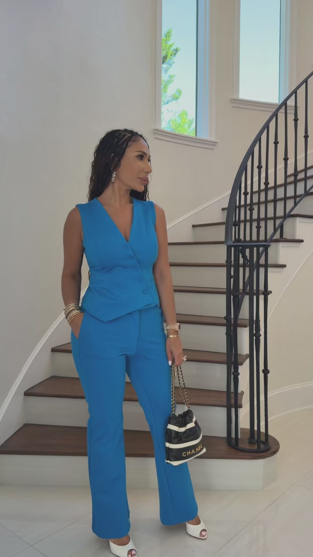 Kerry (Blue Pant Set)